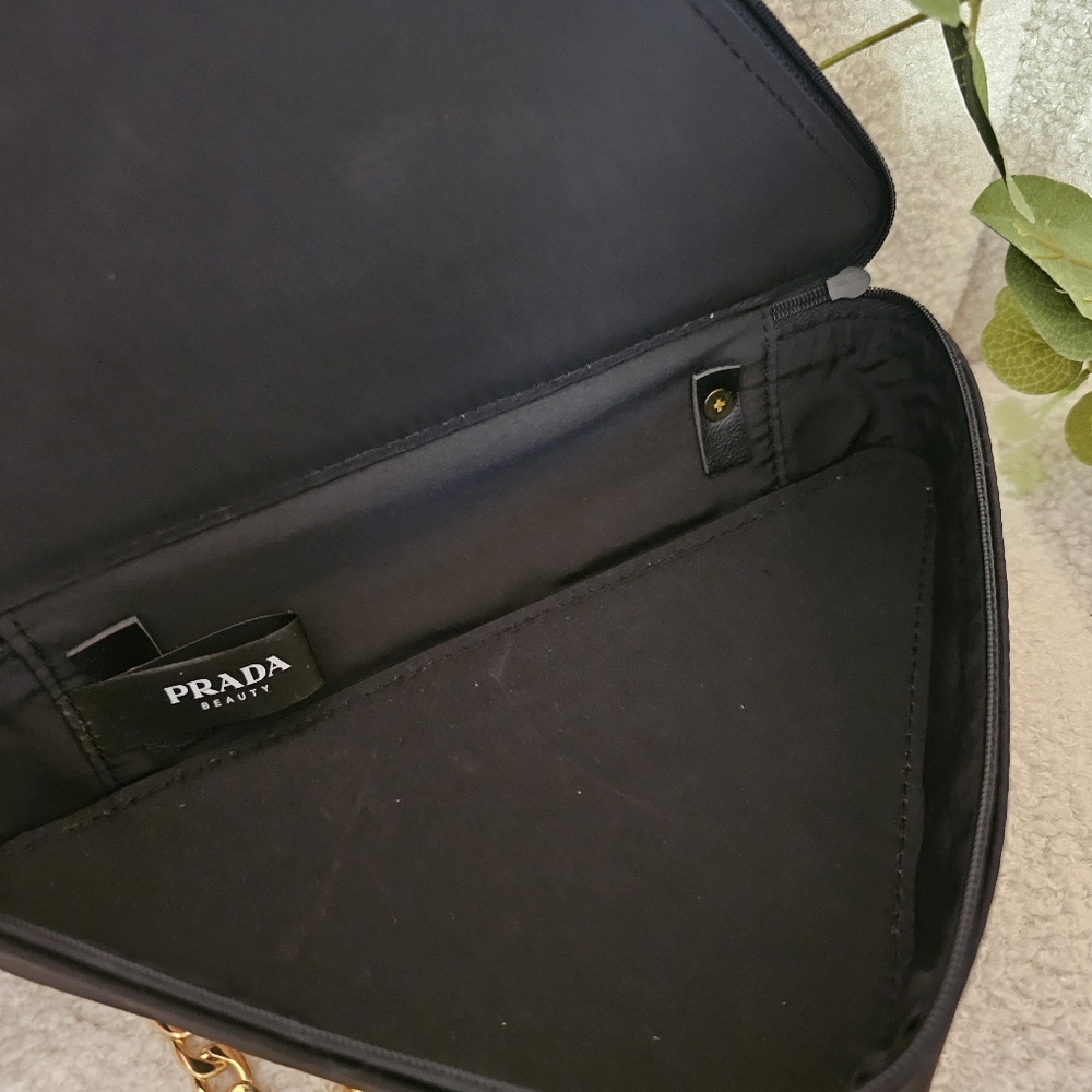 Prada Beauty Triangular Pouch. - Picture 8 of 12